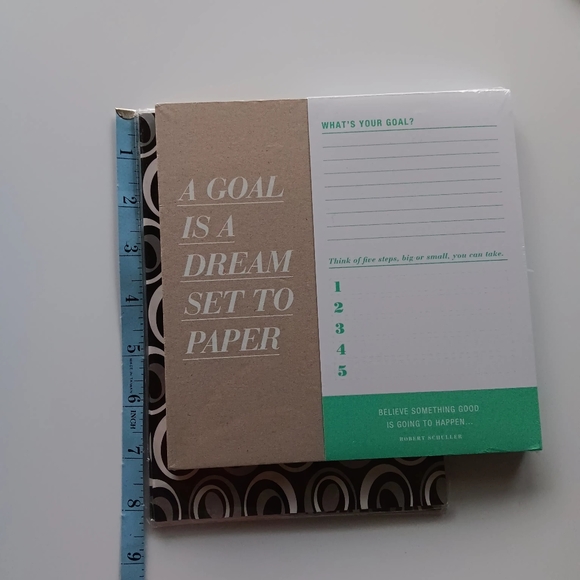 NEW Compendium Today is the Day Goal Setting Planner Note Pad & 2 Ikea Pads - Picture 4 of 6